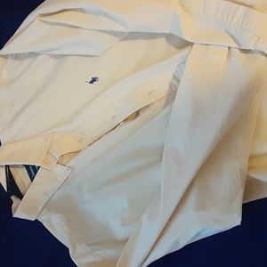 Light yellow Ralph Lauren shirt